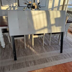 Modern Cream Upholstered Headboard